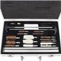WilTec Kit de Nettoyage Arme et Pistolet 100 pcs. Mallette de Transport Entretien Arme à feu Brosses