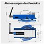 Étau de précision Machine Largeur de mâchoires 100mm Pivotant Outil de maintien Établi Atelier