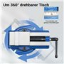 Étau de précision Machine Largeur de mâchoires 100mm Pivotant Outil de maintien Établi Atelier