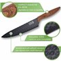 LEBENLANG Set Couteau Cuisine - 7 pièces avec éplucheur et ciseaux I Lot Couteaux Ustensiles de Cuisines knife professionnelle I