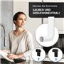 Tuyau d'angle rigide pour lavabos et éviers de cuisine Diamètre: Ø 25 mm longueur 140 mm. Kit de vidage trop-plein en plastique 