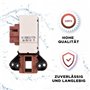 VIOKS Serrure de porte de rechange pour Beko 2805310800 2805311600 Metalflex ZV-446 T3 Relais de verrouillage Serrure de porte V