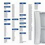 VIOKS Filtre à peluches de rechange pour sèche-linge AEG Electrolux 807453901/9 8074539019 pliable 335х172х80 mm Filtre à peluch