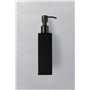 Ambrosya - Distributeur de Savon en Acier Inoxydable en Noir - Salle de Bain Porte-Support de Forage Mural (Acier Inoxydable (No