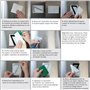 iSecur chiffres-autocollants n° 3 en noir I hauteur 10 cm I numéro de maison auto-adhésif, chiffre à coller pour extérieur, boît