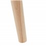 Cache-Pot Support Plantes Beige avec 3 Pieds en Bois 25 cm de Diamètre Motif Ethnique Peint à la Main pour Extérieur et Intérieu