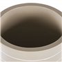 Cache-Pot Support Plantes Beige avec 3 Pieds en Bois 25 cm de Diamètre Motif Ethnique Peint à la Main pour Extérieur et Intérieu