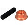 ATP I 8pcs Goujon collecteur d'échappement haute résistance 10.9 M8x40 8 M8x1.25 CU SW13 avec collier