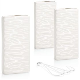 COM-FOUR® 3x humidificateur d'air chauffant - humidificateur d'air à radiateur avec motif ondulé - évaporateur d'eau de chauffag