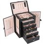 Procase Boîte à Bijoux 6 Compartiments