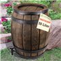 Baril DE CHÊNE Baril DE Pluie REGENFASS 2 * 50 litres comme COLLECTEUR DE Pluie Poubelle Coffre À Jouets BOÎTE Tout Usage BOÎTE 