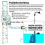 Baril DE CHÊNE Baril DE Pluie REGENFASS 2 * 50 litres comme COLLECTEUR DE Pluie Poubelle Coffre À Jouets BOÎTE Tout Usage BOÎTE 