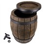 Baril DE CHÊNE Baril DE Pluie REGENFASS 2 * 50 litres comme COLLECTEUR DE Pluie Poubelle Coffre À Jouets BOÎTE Tout Usage BOÎTE 