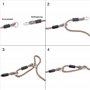 ROG garden-line Kit de cordes : 2 x cordes d'extension réglables pour balançoire 110-180 cm avec suspension