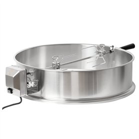BBQ-TORO Kit de tournebroche Electrique en Acier Inoxydable pour Barbecue sphérique de 57 cm