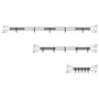 Zelsius Set de 8 Sangles de Maintien | Sangles et Clips de Fixation pour Les enrouleurs | Accessoires de Rechange pour système d