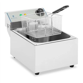 Royal Catering Friteuse Électrique De Restaurant Simple Professionnelle RCEF-10EY-ECO (3 200 W