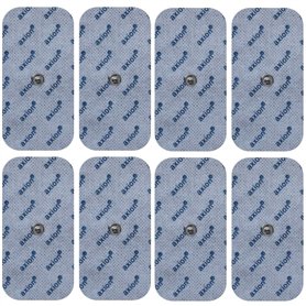 8 électrodes axion de 10x5 cm | Compatibles avec Beurer et autres électrostimulateurs TENS et EMS | Patchs de rechange réutilisa