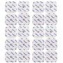 Lot de 20 électrodes 5x5 cm axion | Compatible avec les appareils Beurer et Sanitas | Kit de remplacement réutilisable pour votr