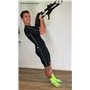 eaglefit Chaussettes de sport antidérapantes unisexes Taille unique 39-44, Jaune fluo, 39-44