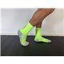 eaglefit Chaussettes de sport antidérapantes unisexes Taille unique 39-44, Jaune fluo, 39-44