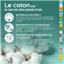 biped 3 paires de semelles pieds nus à découper - semelles intérieures en éponge 100% coton et latex amortissant doux - semelles