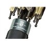 VON LILIENFELD® Parapluie Toit de palmiers Ouverture Automatique Résistant au Vent Canne Grand Robuste