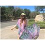 VON LILIENFELD® Parapluie Claude Monet Le jardin Ouverture Ouverture Automatique Résistant au Vent Canne Grand Femme Fleur Art