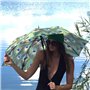 VON LILIENFELD® Parapluie Canne Grand Robuste Ouverture Automatique Femme Homme Paon