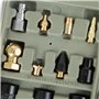 EBERTH Kit d'outils pneumatiques 71 pièces avec clé à chocs 1/2", clé à cliquet 3/8", marteau burineur 150mm et meuleuse droite 