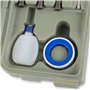 EBERTH Kit d'outils pneumatiques 71 pièces avec clé à chocs 1/2", clé à cliquet 3/8", marteau burineur 150mm et meuleuse droite 