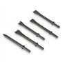 EBERTH burin pneumatique avec coffret, set d'outils 10 pièces, 4500 coups/min, 5x burins 150 mm, marteau burineur avec raccord 1