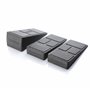 BODYMATE Lot de 3 Planches d'étirement Mollets, Cales Protection Genoux, Planches mobilisation pour étirement Jambes Mollets, Sl