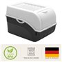 ARTECSIS Lot de 2 Boîtes de Conservation Alimentaire 5L Blanche + 6 Stickers/Fruit, Légume