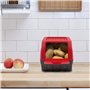 ARTECSIS Lot de 3 Boîtes de Conservation Alimentaire 5L - Rouge Blanc Vert + 6 Stickers/Fruit, Légume