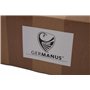 GERMANUS 6 X Cendriers à Partir de Verre pour Cigarettes, Multicolore