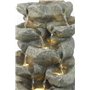 Fontaine d'intérieur avec éclairage LED Fontaine de Jardin, pour Balcon terrasse Salon Cascade