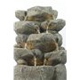 Fontaine d'intérieur avec éclairage LED Fontaine de Jardin, pour Balcon terrasse Salon Cascade