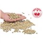 Coussin garni de noyaux de cerises Bouillotte de grand format 25 x 30 cm Taille XXL Fabriqué en Allemagne et certification Oeko-