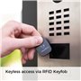 Interphone Vidéo IP WiFi D2101V V2 - Portier Vidéo 1 Sonnette Lecteur Badge RFID - Contrôle l'Accès à Votre Domicile pour Plusie