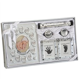 Cadeau de naissance et de baptême pour garçons & filles Coffret certificat de naissance
