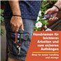 PRETEX sécateur de jardin avec levier de sécurité en deux étapes, lame de coupe avec revêtement antiadhésif | cisailles, ciseaux