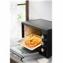 STEInBORG Mini Four 25 Litres | Four à Pizza 3 en 1 | Plaque Ramasse-Miettes | Chaleur de Voûte et de Sole | Convection | Minute