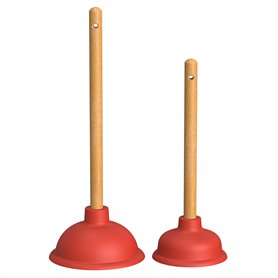 Nirox Jeu de 2 Déboucheur à ventouse - Débouchage de canalisation avec un diamètre de 110 et 140 mm - Débouche-évier avec poigné