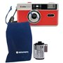 AgfaPhoto Camera Set analog. Film Noir et Blanc + Batterie