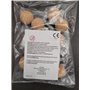 Kork-Deko Balle Baby Foot Liege | Balle Babyfoot Naturelle Ø 3,1 cm, Lot de 10
