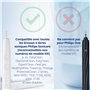 Lot de 3 Têtes de brosse de rechange demirdental compatible pour Philips Sonicare Brosse à Dent Électrique, Brossettes Sensible,