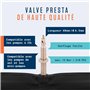 Alphatrail VTT Chambre à Air Vélo Rick 27.5 Pouces SV Presta Valve 2X Ensembles avec Mobilité Garantie I Compatible Pneu Vélo Co