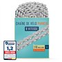 Alphatrail Chaîne de Vélo Parker 9 Vitesses 116 Maillons I Compatible avec Shimano