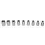 Haskyy Professional 16 pièces Jeu de douilles Torx d'embouts I Jeu d'écrous I T30-T70 55mm de long I E10-E20 39mm de long